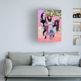 thumbnail image 2 of Tsz Kam 'Cantones Cowgirl Waiting Under Plumeria, 2020' Canvas Art - 14 x 19 Inches, 2 of 4