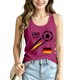 thumbnail image 2 of Women's Football Graphic Tank Tops, Women's Sleeveless Running Tank Top, Breathable Lightweight Sports Vest for Workout, Gym, Yoga, Training for Soccer Tournament 2026 Hot Pink Size: 2XL, 2 of 5