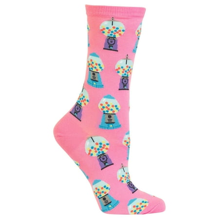 Hot Sox Womens Gumball Machines Crew Socks