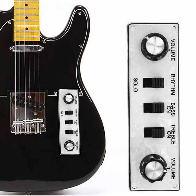 Loaded Switch Pearl White Prewired Width Control Plate Guitar Circuit Board Guitar Knobs Board Professional Bass For Electric Guitar Beginner