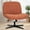 Brown, variant on Orange Factory Beige Office Chair, Armless Criss Cross Legged Chair No Wheels, Comfy Home Office Desk Chairs, Adjustable Swivel Padded Fabric Vanity Task Computer Chair