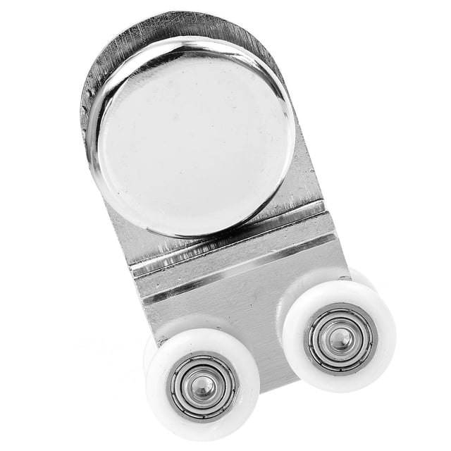 ifundom Rouleau de Porte de Douche en Alliage de Zinc, Faible Bruit, Résistant à l'Usure, Installation Facile 7x4.5cm Argent