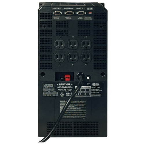 Tripp Lite SmartPro 120V 2.2kVA 1.7kW Line-Interactive UPS, Tower, Extended Run