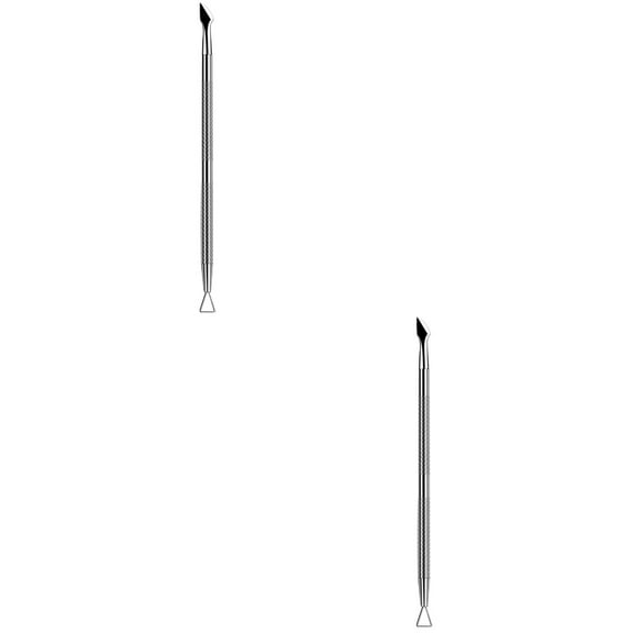 KAKOWELY Nail Cuticle Remover Stainless Steel Professional Users Nail Care 2Set 5.4In