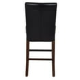 thumbnail image 6 of Home Square 26" Bonded Leather Counter Stool in Black - Set of 3, 6 of 9