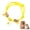Yellow, variant on Natural Camphor Wood Bead Repellent Collar for Dogs and Cats, Adjustable Breathable Neckband, Insect Repelling Pet Accessory for Outdoor Walks