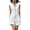 White, variant on Women's Dressy 2 Piece Set Stand Collar Vest and Shorts Office Vacation Summer Linen Blend Outfit Set Blue S