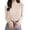 Beige, variant on Turtleneck Tops for Women Wool Fall Winter Casual Long Sleeve Sweaters Warm Soft Wool Seamless Pullover Fall Winter Outfits, , Size One Size
