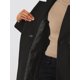 thumbnail image 5 of Abrigo con Cinturón Abrigo Vintage de Invierno con Solapa para Mujer Negro S, 5 of 6