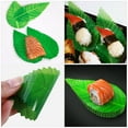 thumbnail image 4 of 400 Pcs Plant Decor Sushi Decorative Leaf Water Repellent Japanese Food Mat Sashimi Decorative Leaf Banquet, 4 of 6
