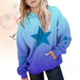 thumbnail image 2 of sususu Girls Graphic Hoodies Oversized Preppy Clothes Cute Graphic Print Cropped Sweatshirt Children Fall Winter Hoodie for Boys or Girls, 2 of 7