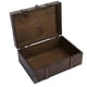 thumbnail image 4 of Cajas de joyería Almacenamiento de joyas Caja de almacenamiento de madera vintage Cofre de joyería decorativa con cerradura Decoración del hogar Baúl de almacenamiento ANGGREK Otros, 4 of 8