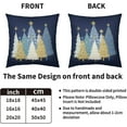 thumbnail image 4 of Christmas Pillow Covers 18X18 Set of 2, Red Xmas Tree Winter Decorative Throw Pillowcases Holiday Outdoor Farmhouse Seasonal Cushion Cases Couch Sofa Bed Decor, 4 of 6