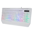 thumbnail image 2 of Kit Gamer 4 en 1 XTREME PC GAMING Battle Force Teclado Membrana Español Mouse Audifonos MousePad RGB USB Blanco, 2 of 6