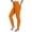 Orange, variant on TGPMGRZ Honeycomb Textured High Waisted Leggings for Women Lifting Tummy Control Scrunch Booty Yoga Gym Workout Pants, Army Green Size S