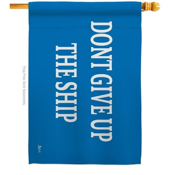 Americana Home & Garden H140710-BO 28 x 40 in. Commodore Perry American USA Historic House Flag with Double-Sided Horizontal Decoration Banner Garden Yard Gift