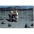 thumbnail image 1 of Ceramic Tile Mural-Frederic Remington Indians Kitchen Tile Mural 26. 48" w x 32" h using (24) 8 x 8 ceramic tiles, 1 of 3