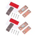 thumbnail image 3 of Magnetic Door Stops 4Pcs Household Sliding Door Catch Compact Design Red Manganese Steel For Closet Bathroom Kitchen, 3 of 5