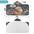 thumbnail image 2 of YAZAOO Towels Kids Hooded Beach Towel Feline Wonder Pool Bath Towel Soft, 2 of 7