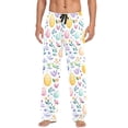 thumbnail image 7 of FORMRS Mens Pajama Pants with Pockets Cotton Sleepwear Lounge Bottoms Sizes S-2XL, Purple Easter Eggs, 7 of 7