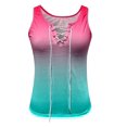 thumbnail image 4 of Camiseta sin mangas con estampado de moda para mujer, blusa con cuello en V, camisetas informales Pompotops lopia999884, 4 of 4