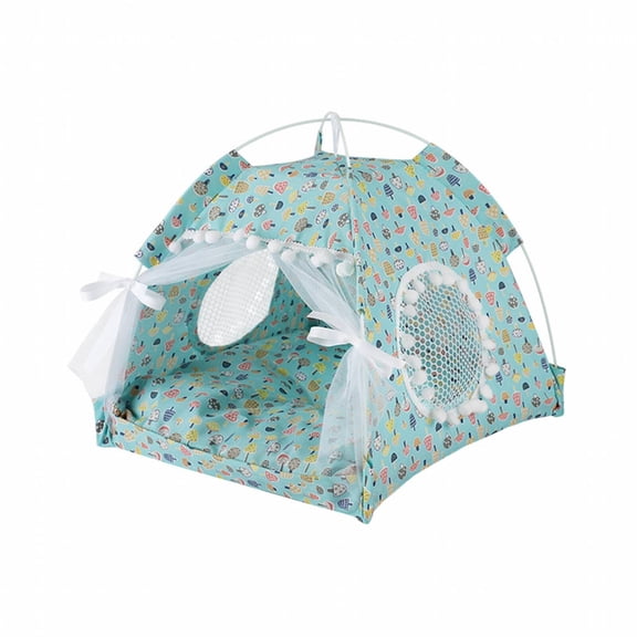 BESTSKY Dog Tent,Windproof and Rainproof Indoor Dog House,Indoor and Outdoor Use Dog Bed,Green,L