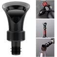 thumbnail image 4 of 2 in 1 Wine Aerator Pourer, 4 Inch Flower Petal Type Silicone Wine Pourer, Easy to Use Wine Dispenser, Wine Stopper for Home Bar Tool, Wine Accessories, Black(1PCS), 4 of 7