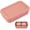 Rectangular Flesh Pink, variant on Square Travel Soap Case, Bar Soap Holder for Dr Squatch, Silicone Soap Case | with Soap Saver, Portable Shampoo Bar Soap Box for Shower, Travel, Camp (Cement Gray)
