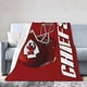 thumbnail image 1 of Manta de microfibra ultra suave de los Kansas City Chiefs, manta de microfibra de lujo para todas las estaciones, manta cálida para ropa de cama, sofá y viajes, 1 of 5