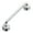Silver, variant on Savoy Cabinet Pull Handle - Size: 3", Finish: Chrome