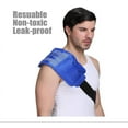 thumbnail image 5 of Topinon Reusable Hot and Cold Ice Pack for Pain Relief Gel Bag for Shoulder Ankle Knee with Adjustable Strap - Blue, 5 of 5