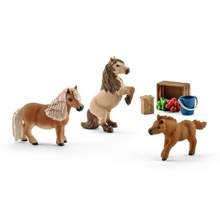 Beaver Miniature - Schleich Farmland, Miniature Shetland Pony Family Toy Figure