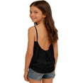 thumbnail image 3 of SHenli Teen Girl Shirts Trendy Letter Graphic Print Boat Neck Shirt Short Sleeve T-Shirt Comfortable Basic T Shirt T-Shirts Infant To Big Kid, 3 of 7