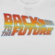 thumbnail image 3 of Back To The Future - Camiseta Logotipo de Algodón para Hombre (Blanco), 3 of 3