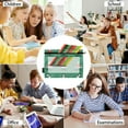thumbnail image 6 of FORMRS 2 Pack Pencil Pouch for 3 Ring Binder with Clear Window Zipper Case, Christmas Trees, 6 of 6