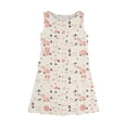 thumbnail image 3 of LTTVQM Easter Dresses for Girls 2026 Rabbit Egg Print Funny Sleeveless Sundress Comfy Round Neck Midi Dresses Fashion A-Line Dresses Beige 11-12 Years, 3 of 5