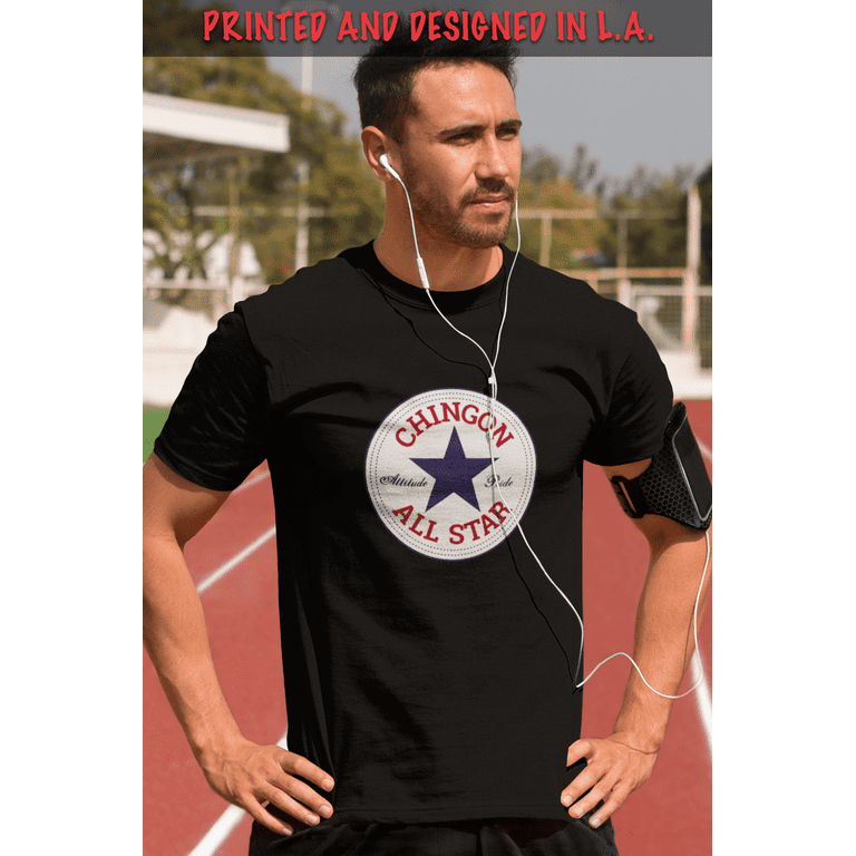 ShirtBANC Chingon All Star Mens Circle Logo Attitude Shirt Bold