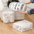 thumbnail image 2 of Protective Shoe Wash Storage Bag Bathroom Accessory for Machine Use Keeps Shape Intact Fit Up to Size 13 Daily Use, 2 of 21