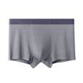 thumbnail image 1 of Men Underwear Plus Size Loose Modal Seamless Underpants Middle Waist Solid Color Breathable Underwear, 1 of 9