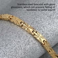 thumbnail image 5 of Brazalete de moda para mujer, brazalete de acero inoxidable con forma de flor1#) Khall Tendencias, 5 of 5