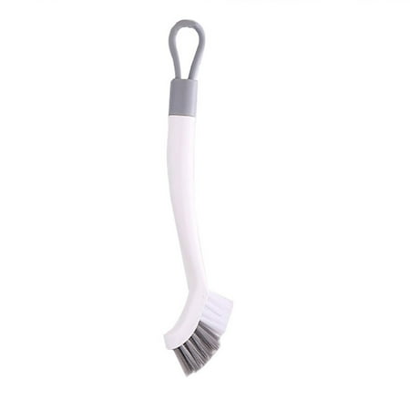 

GadgetVLot 1 pcs stainless steel double head no dead corner cleaning brush household long handle elbow window brush