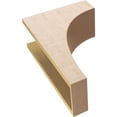 thumbnail image 6 of 7"W x 14"D x 21"H Classic Huntington Rough Cedar Woodgrain TimberThane Corbel, Primed Tan, 6 of 6