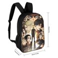 thumbnail image 2 of Attack On Titan Anime Backpack Casual Daypack School Bag Backpack Satchel Rucksack Shoulder, 2 of 5