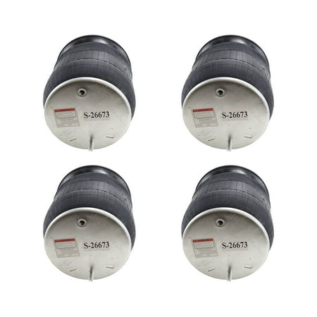 4 Pack Air Spring Bag Compatible w/Freightliner Cascadia - Replaces Freightliner 16-19769-000 A16-18335-000 A16-18335-001 A1618335000 A1618335001 1R12-603 AB1DF23-9759 AM9759