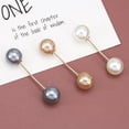 thumbnail image 4 of harmtty Clothes Brooch Classic Simple Graceful Fine Workmanship Fixed Clothes Simulation Pearl Pin for Dating, 4 of 8