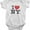 White, variant on I Love NY Baby Bodysuit Officially Licensed Infant Snapsuit