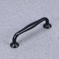 thumbnail image 3 of Flat Black Modern Door Knob Solid Two Holes Cabinet Handle Drawer Pulls for Home Kitchen, 3 of 8