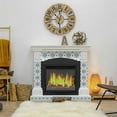 thumbnail image 2 of Mi Alma Vinyl Backsplash Decor - Blue Black Floral Trendy Peel & Stick Tiles 6x6, 2 of 9