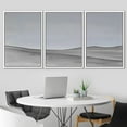 thumbnail image 2 of IDEA4WALL Framed Canvas Print Wall Art Set Pastel Watercolor Minimal Mountain Landscape Nature Abstract Art Contemporary Decorative for Living Room, Bedroom, Office - 24"x36"x3 White, 2 of 5