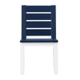 thumbnail image 2 of WestinTrends Cape May HDPE Outdoor Patio Dining Side Chair, Navy Blue, 2 of 15